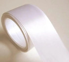 White Double-face Satin Ribbon 2 1 2  Wide X 10 Yards B37