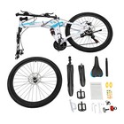  26  Folding Mountain Bike 21 Speed Men Bikes Mtb Bicycle School Dual Disc Brake