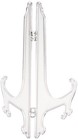 1 Large Clear Acrylic Display Easel Plate Holder Stand