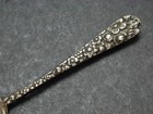 Vtg Stieff Rose Sterling Repousse 2 7 8    Spoon Brooch Pin Silver Inscribed Ellen