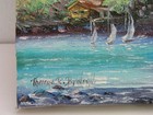 Signed 1985 Theresia R  Brinson  1927-2023  Beach Hawaii Painting