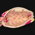 Vera Bradley Floral Fabric Zipper Makeup Bag Cosmetic Case Beautiful