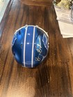 Barry Sanders Signed Detroit Lions Blaze Mini Helmet Coa Rare Color Hall Of Fame