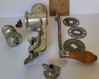 Climax No  51 Vintage Meat Sausage Grinder Food Table Clamp Usa Lot Of 9 Items