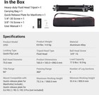 Smallrig Manfrotto Qr Plate Professional Video Tripod 3751   Tripod Dolly