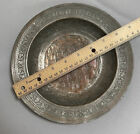 19th Cent  Indo-persian Hand Chased Tinned Plate W  Buraq Islamic Art Decoration