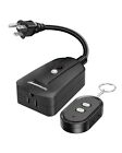 Dewenwils Outdoor Wireless Remote Control Outlet Switch Plug In 100 Ft