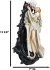 Ebros Wedding Bride And Death Angel Grim Reaper Skeleton The Kiss Figurine 14 25
