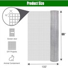 Hardware Cloth Metal Wire Fencing 60in X 100ft 19 Gauge Galvanized Metal Wire