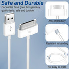 30 Pin Usb Data Sync Cable Charger For Lot Iphone 4 4g 4s Ipod Nano Ipad 1 2 3