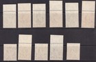 Swaziland Stamps 1943 Sg28a 29a 30b 31a 32b 33a 34b 35a 36a 37b 38a Cv   115 6