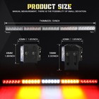 30  Rear Strobe Chase Led Light Bar Reverse brake running For Atv Utv Kawasaki 