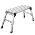 1-step 8 Ft  Heavy-duty Portable Bench Aluminum Folding Step Ladder
