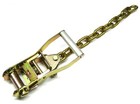 4 Pack 2  Chain Ratchet   Lasso Strap Flatbed Tow Truck Wrecker Car Hauler Strap