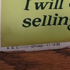 John Sexton Grocers Chicago Il Housewife 1920s Trolley Card Paper Sign Antique