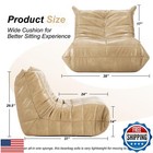 Hobestluk Bean Bag Chair Giant Bean Bag Sofa Memory Foam Bean Bag Chairs For 