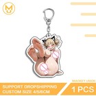 Toga Himiko Bare Body Key Chains Big Ass Sitting Posture Accessories