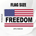 3x5ft America Charlie Kirk Freedom Flag  With 2 Grommets charlie Kirk Flag Indoo