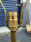 Vintage Stiffel  Solid Brass Table Lamp No Shade Working Heavy Lot Of 3