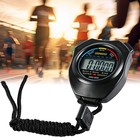 Stopwatch Digital Lcd Sports Counter Timer Watch Handheld Countdown Stop Timer