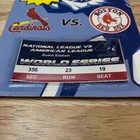 2004 World Series  boston Red Sox  Game 4 Official Mlb Ticket Stub  tristar 