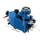 Portable Electric Glass Edge Grinding Machine  Glass Edge Polishing Machine Blue
