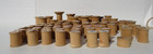 Vintage Lot Of 75 Wooden Sewing Thread Empty Spools Holiday Craft