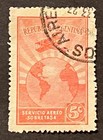 Travelstamps  Argentina Stamps Scott  c1 - 5c Air Mail - Used Handstamped 