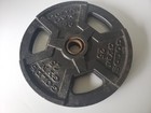 25lb Vintage Gold   s Gym 1 25    Hole Barbell Weight One Plate Only 1 1 4 