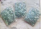 Sea Glass Clear Glass Beads Glass Gem Vase Filler Craft Projects - 3 12oz Bags