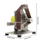 7 Speed Mini Belt Sander Grinder Electric Benchtop Polishing Grinding Machine