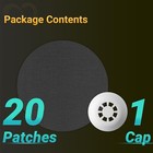 Libre 3 Sensor Covers Waterproof  Amolyfe 20-pack Freestyle Libre 3 Plus Covers 