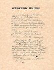 Back To The Future Western Union Letter All 3 Pages   Print poster Prop replica