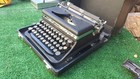 Vintage 1937 Royal Deluxe Model A  Portable Typewriter And Case