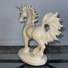 Vintage Ceramic Unicorn Iridescent Style Figurine 12 In  Beautiful 