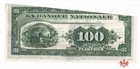 1922 La Banque Nationale 100  Specimen - Au58 - 510-22-10s