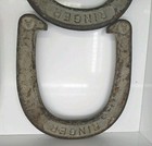Set Of 4 Vintage Ringer Brand Pitching Horseshoes 2   Lb Cast Iron