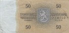 Finland  50  Markkaa  1963  P 107a  Litt  B  Series D Circulated Banknotes Esr