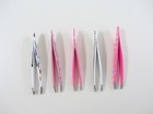 Your Choice Of One Pre-owned Tweezerman Slant Mini Tweezers  Assorted Patterns