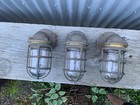 Three Vintage Pauluhn Naval Brass Or Bronze Sconce Lights Salvaged Wa Ferry