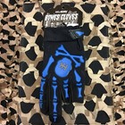 New Small Hk Army Bones Paintball Gloves - Black blue