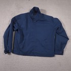 Vintage Sears Jacket Mens Large Blue Harrington Golf Windbreaker Hong Kong 80s