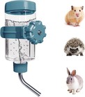 12oz No-drip Water Bottle feeder For Guinea Pigs hamsters bunnies ferrets squ   