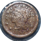 Date Filler Fine Details 1847 Braided Hair Us Large 1c Cent Penny Free Shipping 