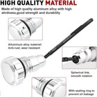Chrome Peaked Oil Tank Dipstick For 07-16 Harley Touring Road King Street Glide