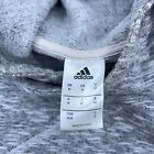 Adidas Hoodie Women Medium Gray Sweatshirt Sweater Heather Loose Fit Athletic M 