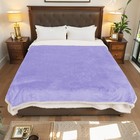 Electric Heated Blanket Full Size 72 x84  Dual-sided Soft Flannel   Sherpa