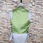 1970s Woolf Brothers 3 Piece Suit Mens 40s 32x28 Olive Herringbone Stripe Hl