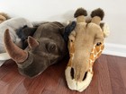 Bibib   Co Trophy Collection Safari Animals Nursery Wall Decor Mounts