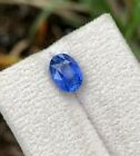 Natural Ceylon Cornflower Blue Sapphire Loose Oval Gemstone Certified 7 80 Ct